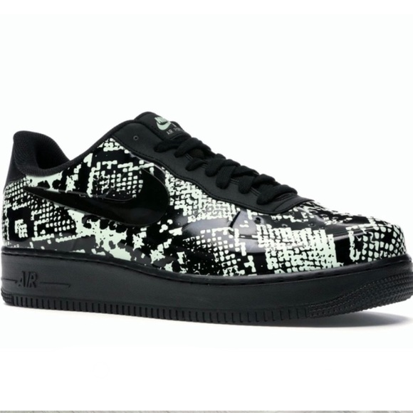 Nike Air Force 1 Foamposite Pro Cup Glow Snakeskin Shoes Men's Size 10 - Picture 2 of 16